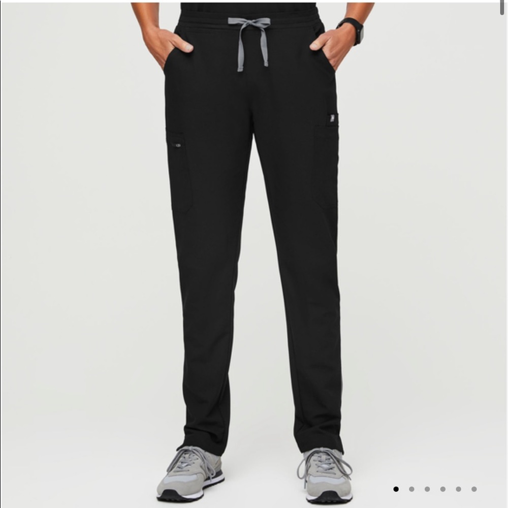 FIGS XXS PETITE YOLA BLACK SCRUB BOTTOMS
